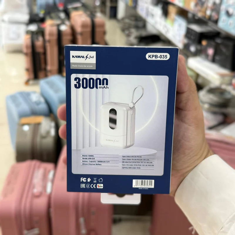 Refuel 30000mAh Compact Kamal 88w Power Bank KPB-035
