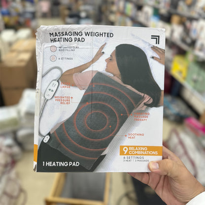 Electric Massaging Weighted Heating Pad