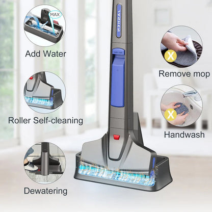 Jashen Cordless Floor Scrubber Spinwave Mop M16