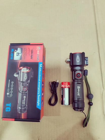 Very Powerful 2-in-1 Emergency Flashlight & Charging Bank