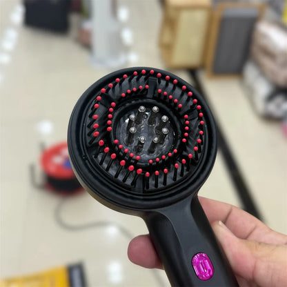 Rechargeable Scalp Massager Comb for Hair Growth & Relaxation