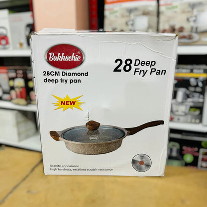 Granite 28cm Diamond Deep Fry Pan