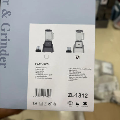 Uakeen Ice Crushing Blender & Grinder ZL-1312