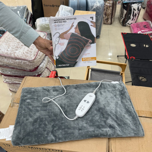 Electric Massaging Weighted Heating Pad