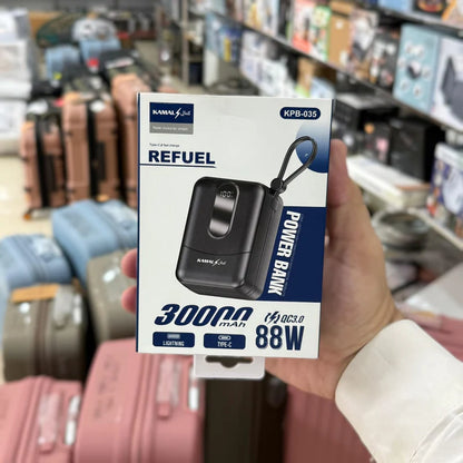 Refuel 30000mAh Compact Kamal 88w Power Bank KPB-035