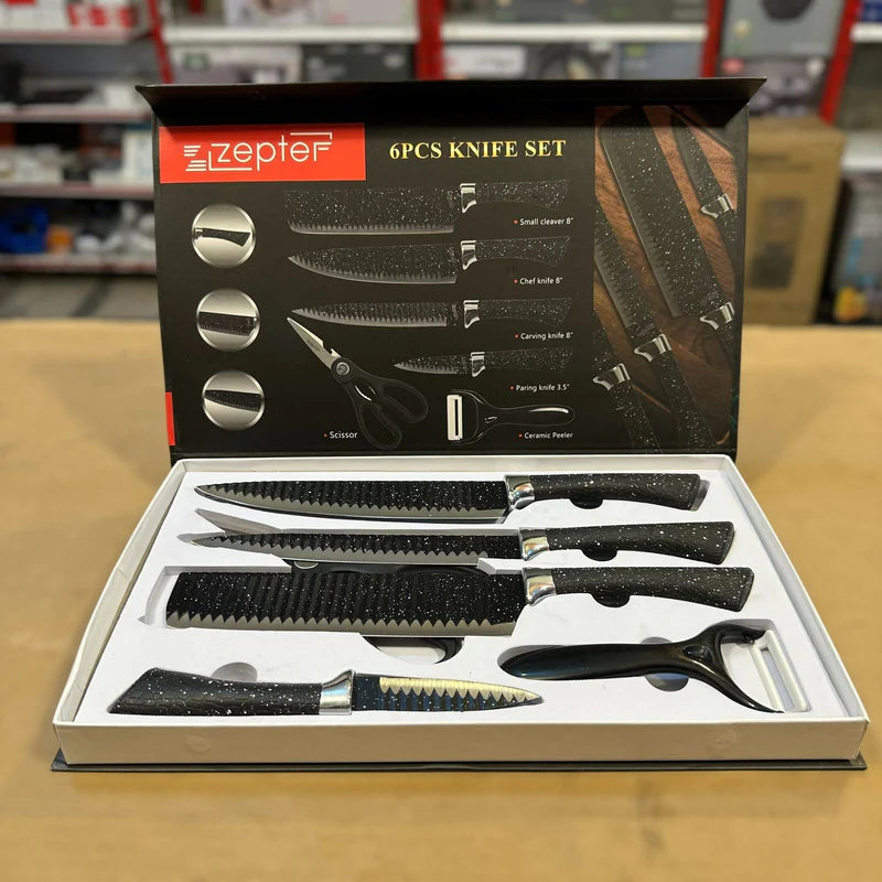 Lot Imported 6pcs Sharp Knives Set BC-003/004