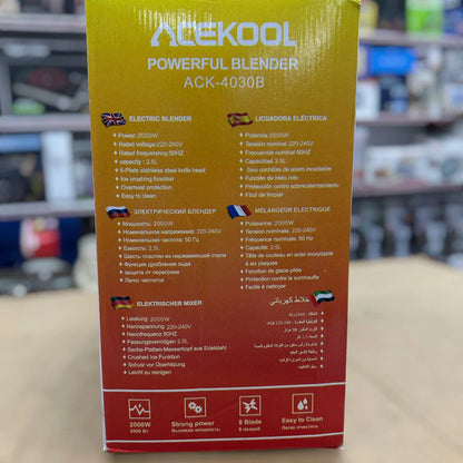 Acekool 3 in 1 Powerful Blender Set ACK-4030B