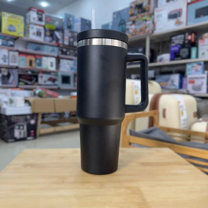 Stylish Insulated 1200ml Tumbler with Handle & Straw-SHM