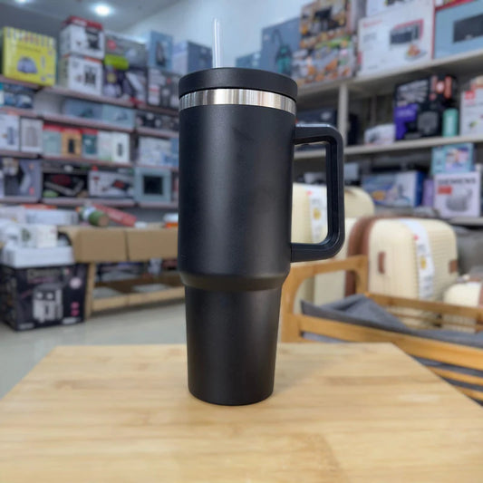 Stylish Insulated 1200ml Tumbler with Handle & Straw-SHM