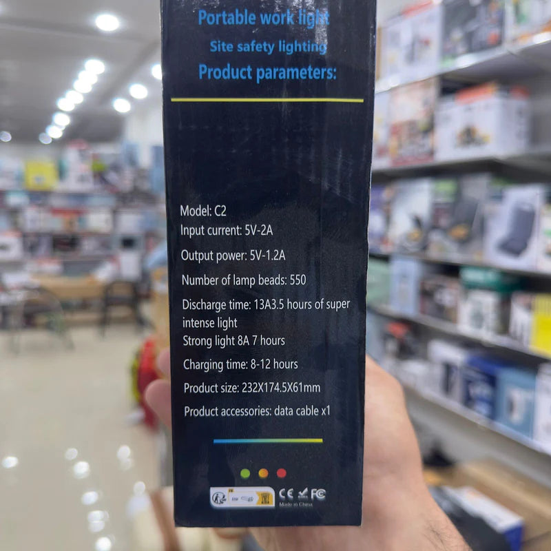 Portable 100W Rechargeable Solar Light C2