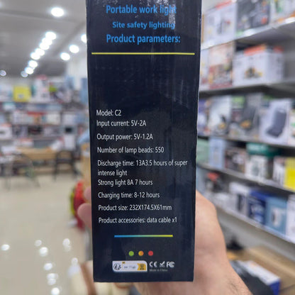 Portable 100W Rechargeable Solar Light C2