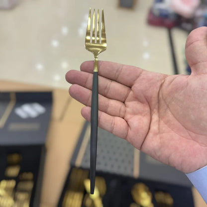 SH High Quality 24pcs Polished Cutlery Set